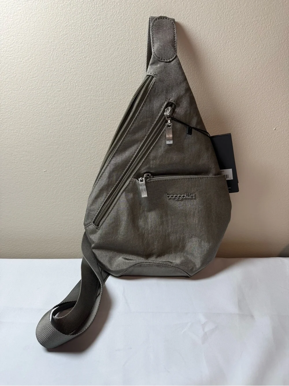 Baggalini Mini Sling Bag in Charcoal - Picture 1 of 7